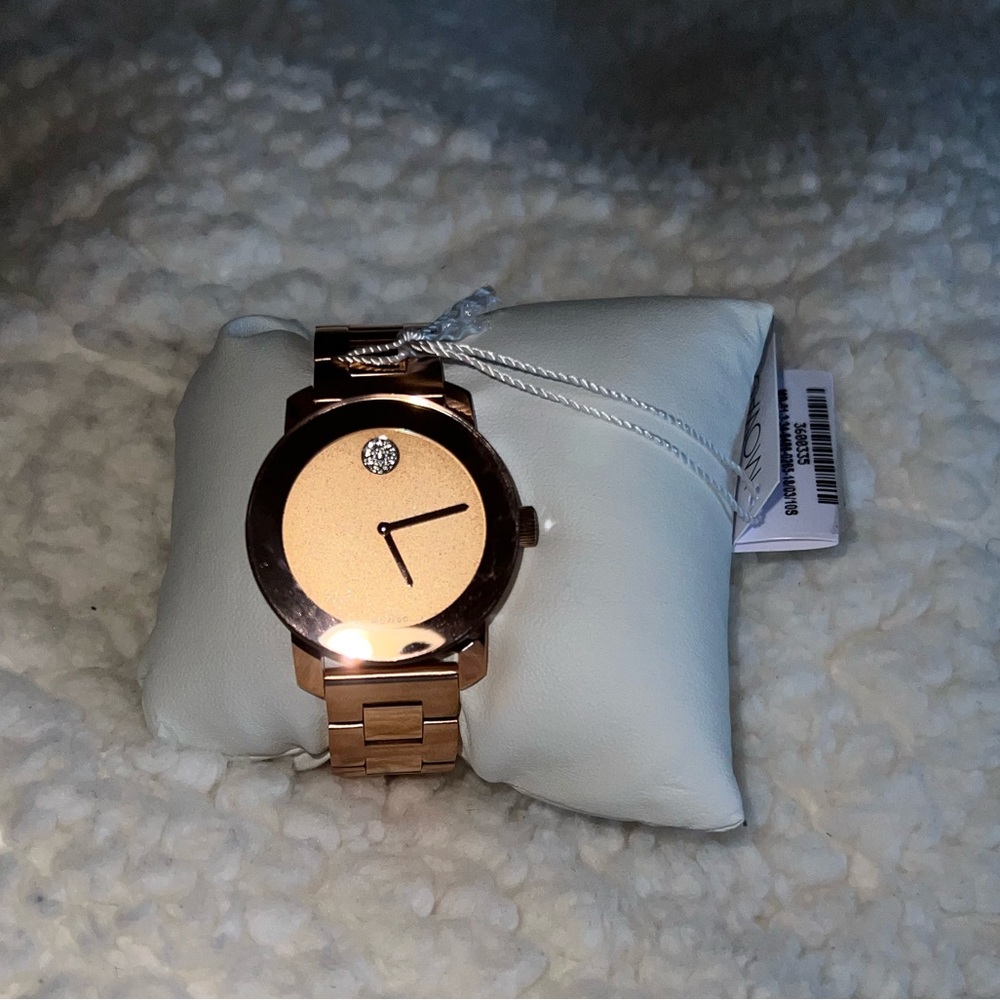 Rose Gold Movado Bold Watch - Picture 4 of 9